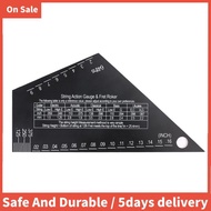 Guitar Luthier Tool Ruler Stainless Steel Fret Rocker