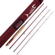 Aventik Whisperer Fly Fishing Rod 4 Pieces, 6FT 0/1/2/3wt, 7FT 3/4wt, 24T Corbon Fiber Fast Action S