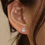 Flower Heart Pearl Crown Snowflake Ear Stud Helix Piercing Cartilage Earrings Stud Ear Piercing Jewe