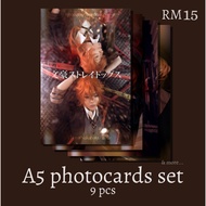 Cosplay Photocards Kousuke Bungou Stray Dogs BSD Chuya Chuuya Nakahara Arahabaki Corruption