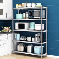 5-layer Stainless Steel Kitchen Shelving 5 Tiers