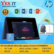 HP OmniBook Ultra Flip 14-fh0086TU (Intel Ultra 7 258V, 32GB RAM, 1TB SSD, 14", 2.8K, Touch OLED, W1
