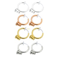 flgo Diy Earring Converter with  Earring Pads Turn Any Pierced Earrings