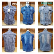 NEWEST HOT || Good QUALITY || RAWIS WASHED JEANS VEST || STRETCH STRETCH | Denim Vest Vest Woman Den