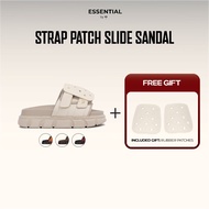 THEWOLF GLOBAL ESSENTIAL STRAP PATCH SLIDE SANDALS Unisex Height Increing Platform Slides (2026 Coll