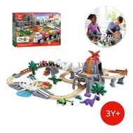 Hape - 火車軌道夜光恐龍套裝 | 火車玩具 | E3795