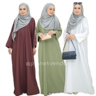 🌏 SET JUBAH RAYA & BAWAL | ABAYA | KAFTAN | ROBE | BUSANA UMRAH HAJI | DRESS MUSLIMAH | IRONLESS | P