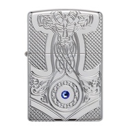 49289 Zippo Armor® Medieval Design ของแท้ (Empty Zippo Lighter without Fuel ไฟแช็กเปล่าไม่มีเชื้อเพล