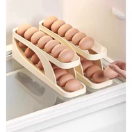 2-layer rolling tray/egg storage box to tidy eggs in the refrigerator