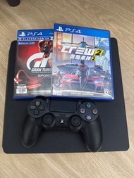 PS4 Slim 主機連手掣同遊戲