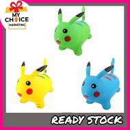 Pikachu Design Horse Children Kids Ride On Need Inflatable Bouncing Jumping Horse toy Animal Toys Wi