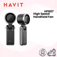 HAVIT HF607 Handheld Fan 3600mAh | Foldable Design | Digital Display | 13500RPM 5-Speed Wind Speed