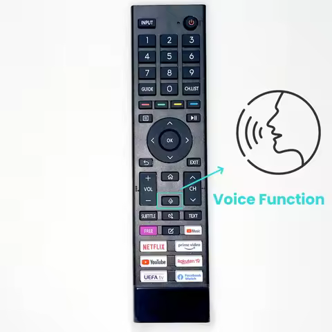 Original Bluetooth Voice TV Remote Control ERF3B80H For Hisense UHD Smart TV 55E76GQ, 58A6BG, 55A6G,