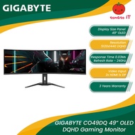 GIGABYTE AORUS CO49DQ OLED DQHD 49" Gaming Monitor (144Hz/0.03ms/2x HDMI/1x HDMI/1x Type-C)