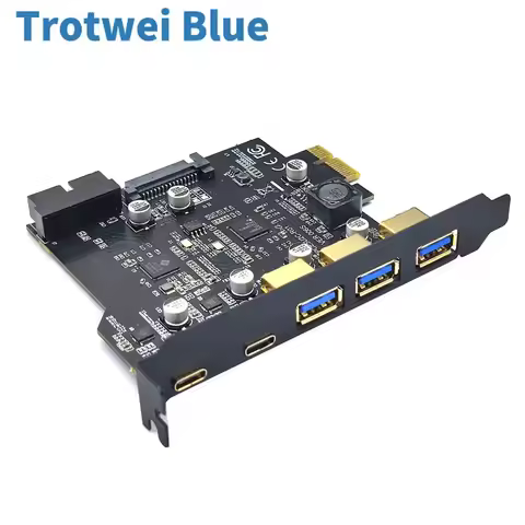 Type C USB 3.2 Gen2 PCIE Card Hub USB 3.0 PCI Express Board PCI-E PCI E USB 3 Adapter Multiplier USB