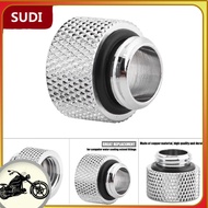 sudi 2pcs Screw Seat for Computer Water Cooling G1/4 Male to Female Extender Fitting Adapter 12.5mm 