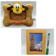 Disney Pluto Picture Frame Plush Picture Frame and Wooden Picture Frame