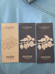 Godiva voucher 朱古力現金劵