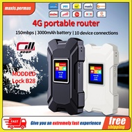 H910 MODIFIED POCKET WIFI,3000mAh,ALL 4G/5G LTE SIMCARD,150mbps,10user,modified router,modified modem,UMOBILE,MAXIS,YES