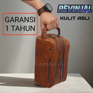 NEWEST Pedro 312 Pouch Genuine Leather Men's Handbag - Clutch Bag