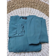 (𝐇𝐀𝐁𝐈𝐒 PENJUALAN 93) gamis set salwa by awliya collection/ matt ceruty babidoll/ BISA COD/ REALPICT