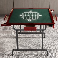 Portable Mahjong Table Foldable Mahjong Table Package Folding Mahjong Table Wooden Family Hand Rubbed Tiles