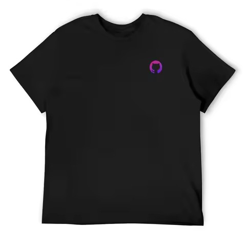 Github - Purple Multicolor - Small Corner T-Shirt tops T-shirts oversize custom t-shirts clothes for