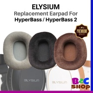 Elysium Signature HyperBass / HyperBass 2 Replacement Velvet Velour Earpad Earmuff Cushion Ear Pads