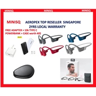 Aeropex aftershokz wireless earphones  headphones bluetooth | free USB 2A adapter