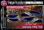 Honda TMX 155 Sticker Decals circuit