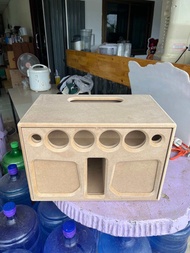 ตู้แบนพาส6.5ซับคู่ ตู้แบนพาส6.5 นิ้ว 2 ดอก ตู้แบนพาส