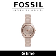 [Official Warranty] Fossil CE1110 Women's Gabby Three-Hand Date Salted Caramel Stainless Steel and C