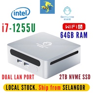 Intel i7 1255U Mini PC Windows 11 64GB RAM 2TB NVME SSD Gaming Computer Gaming PC CPU Desktop WiFi 6