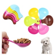Various Colors 50G Food Pet Spoon Small Dog Shovel Cat Litter Scoop Color Random
