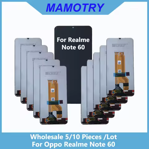 Wholesale 5/10 pieces / Lot 100% Tested For Oppo Realme Note 60 RMX3933 Screen Lcd Display With Touc