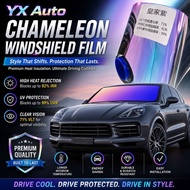 (Limited )Chameleon Tinted film 30%Tinted IRR95%UVR100% screen chameleon purple/blue/Red tinted heat