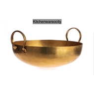 Thailand Brass Wok / Brass Wok / Thailand Wok / Brass Quality Wok / Kuali Tembaga / Kuali Emas / Kua