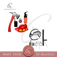 Caseattack Fireman Policeman  Costume Role Pretend Play Set Kids Toy Baju Bomba Polis