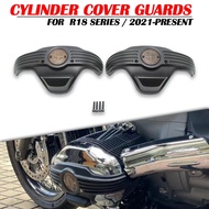 Motorcycle Accessories For BMW R18 Cylinder Cover Guards  Contrast Cut FOR BMW R18 Series Engine Pr