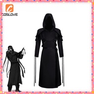 Danny Johnson Dead By Daylight Cosplay Costume - Full Set with Black Coat for Adults | Halloween Par