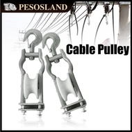 50*80mm Folding Side Cable Pulley Hoisting Pulley Cable Roller Cable Pulling Roller