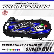 CVT MOTORCYCLE STICKER/ CVT VARIATION/ TRANSPARENT CVT STICKER CLEAR UV MATERIAL