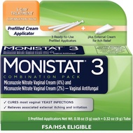 Monistat 3-Day Yeast Infection Treatment Combination Pack