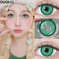 DUOXIU 2PCS Colored Contact Lenses for Eye Green Contacts Lenses Fashion Purple Eyes Lenses Color Pu