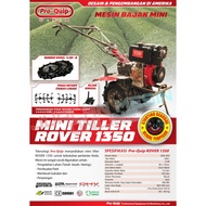 Mesin Traktor Bajak Sawah Mini / Mesin Bajak Mini Pro Quip 1350