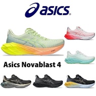 Ready stock ASICS NOVABLAST 4 Unisex Breathable Lightweight Running Shoes with Cushioning FN1K 7HXF 