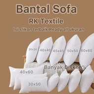 Sofa cushion filled with silicone 30x30 40x40 45x45 50x50 60x60