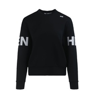 HELLY HANSEN CREW系列 LOGO大學T 黑/女