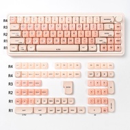 JCM Keycaps MOA Profile Keycaps PBT PC UV การพิมพ์ 130 คีย์สําหรับ 61/64/87/104/108 Cherry MX Switch