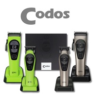 CODOS PROFESSIONAL CORDLESS HAIR CLIPPER A81 & TRIMMER A71 (NEON GREEN / SILVER)